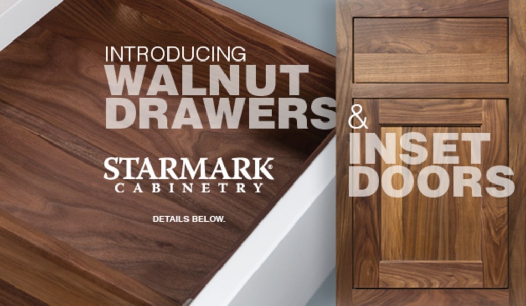 StarMark Cabinetry: Introducing Walnut Drawers & Inset Doors